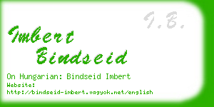 imbert bindseid business card